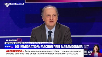 Download Video: Pour 60% des Français, le gouvernement ne doit pas abandonner le projet de loi immigration et trouver un compromis en commission mixte paritaire (sondage Elabe/BFMTV)