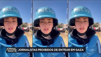 Jornalistas proibidos de entrar em Gaza