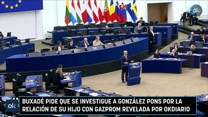 Buxadé pide que se investigue a González Pons por la relación de su hijo con Gazprom revelada por OKDIARIO