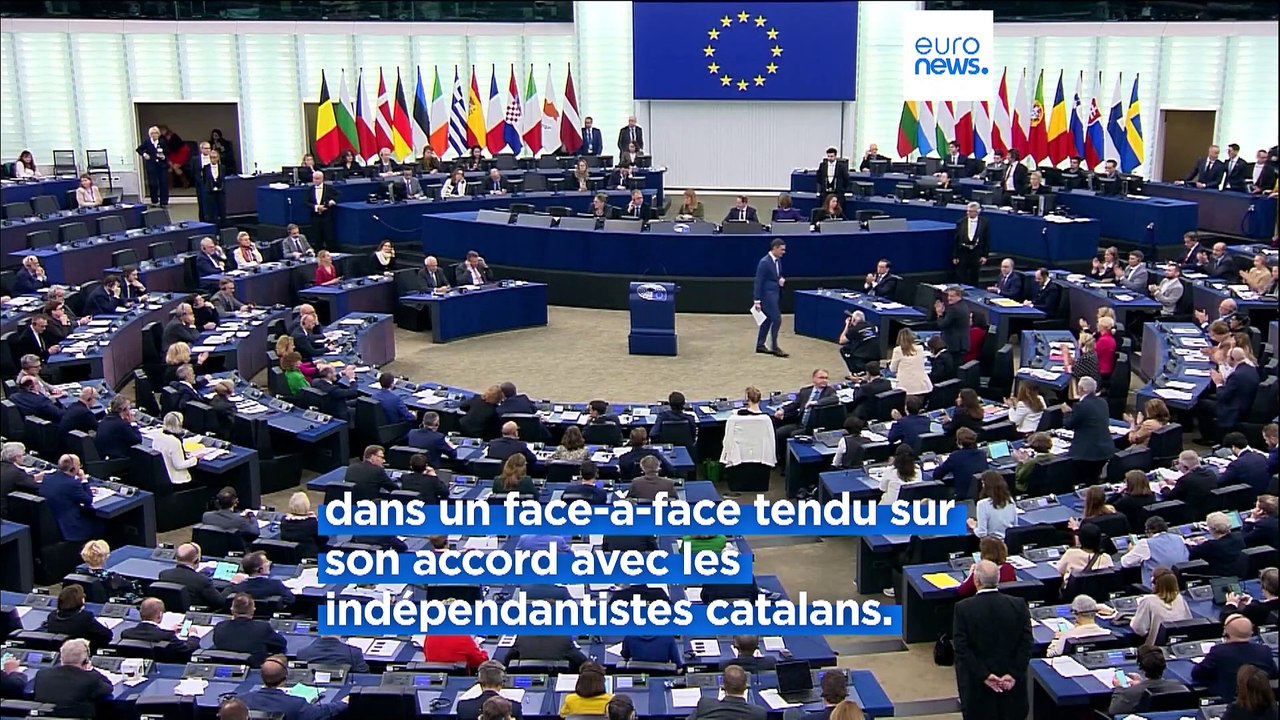 Le Premier ministre espagnol s'en prend à la droite lors d'un débat houleux au Parlement européen