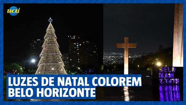 BH: veja fotos da iluminação na Raul Soares e do letreiro na Praça do Papa
