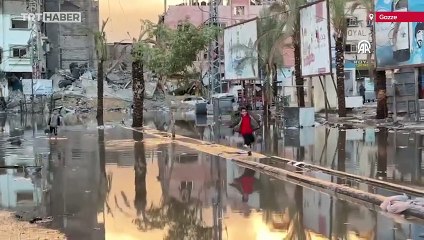 Cibaliye Mülteci Kampı su altında kaldı