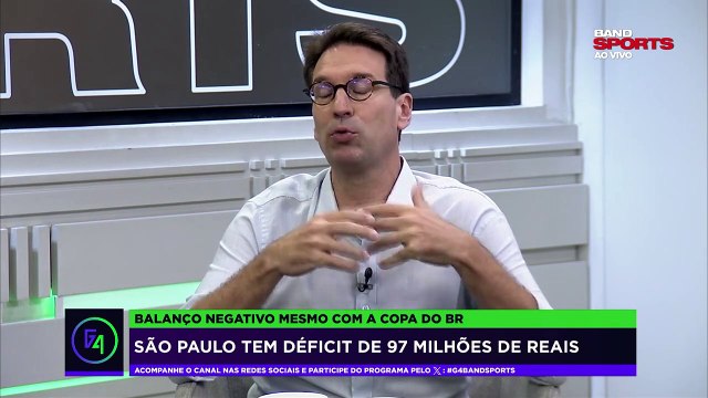 Não é surpreendente , diz Arnaldo sobre déficit do São Paulo