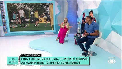 Denílson viu Renato Augusto desmotivado no Corinthians e prevê jogador indo bem no Fluminense