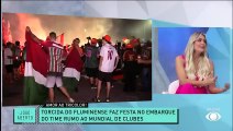 Renata Fan e Denílson falam das expectativas e desejam boa estreia para o Fluminense no Mundial
