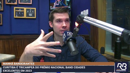 Curitiba é tricampeã do prêmio Band Cidades Excelentes