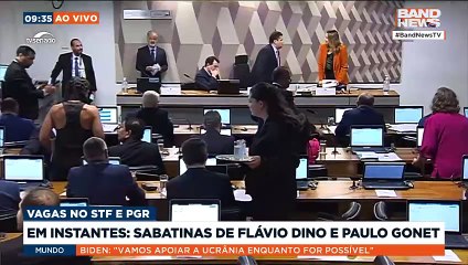 Sabatina de Flávio Dino e Paulo Gonet irá ocorrer em instantes | BandNews TV