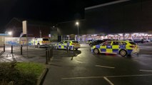 Emergency vehicles at Sunderland's Stadium of Light Metro station