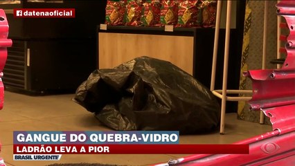 Gangue do quebra-vidro: policial é atacado e atira em ladrão