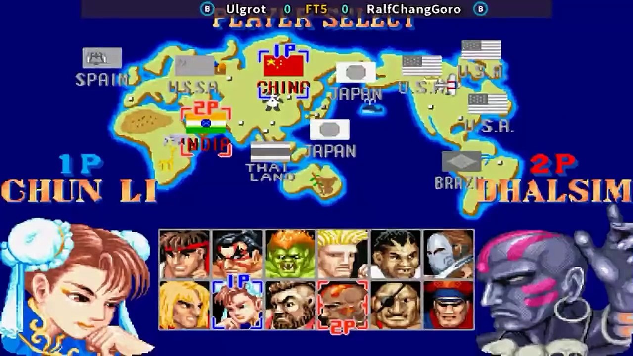 Ulgrot Vs RalfChangGoro - Street Fighter II' Champion Edition - FT5 Peru x Mexico
