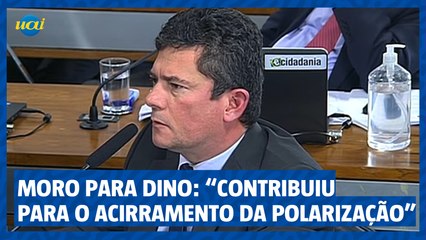 "Foi combativo, contribuiu para o acirramento da polarização", diz Moro sobre Flávio Dino