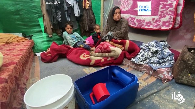 Hölle auf Erden : Starke Regenfälle verschlimmern humanitäre Katastrophe im Gazastreifen