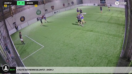 Faute de Pierre BLUNTZ - DIOR 2