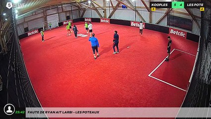 Faute de Ryan Ait larbi - Les poteaux