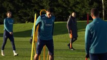 Rangers training ahead of UEFA Europa League clash with Real Betis