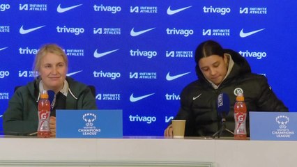 Download Video: Chelsea Women's boss Emma Hayes previews UEFA Women's Champions League clash with BK Hacken