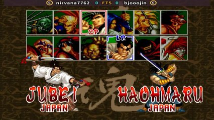 nirvana7762 vs bjooojin - Samurai Shodown - FT5