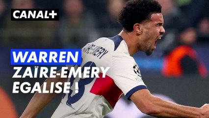 L'égalisation de WARREN ZAÏRE-EMERY - Dortmund / Paris - Ligue des Champions 2023-24
