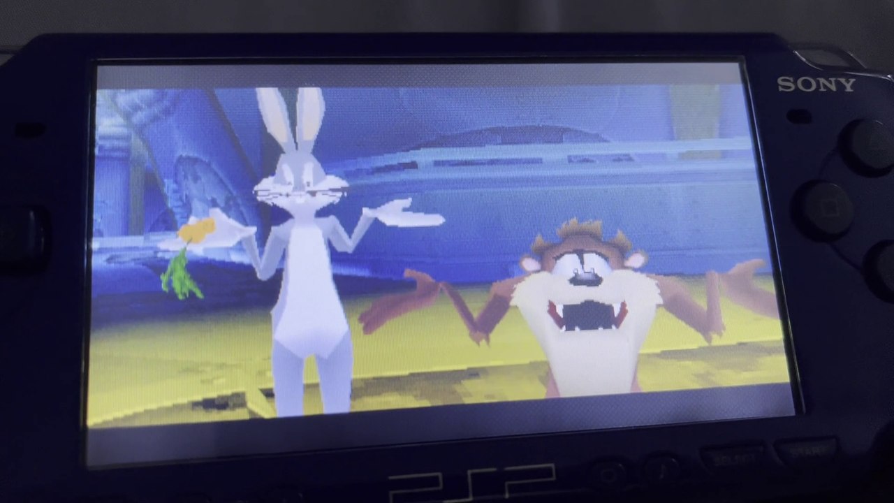Bugs Bunny & Taz Time Busters PS1/PSP - Bad Ending Cutscene