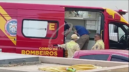 Botijão de gás explode em apartamento, e idosa de 62 anos é socorrida às pressas em Curitiba