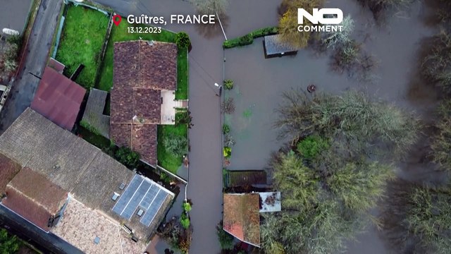 Nach starken Regenfällen: Überschwemmungen im Südwesten Frankreichs