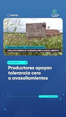 Productores apoyan tolerancia cero a avasallamientos