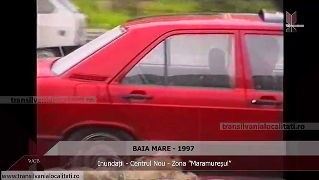 BAIA MARE 1997 - Inundații - Centrul Nou - Zona ”Maramureșul”