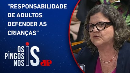 Teresa Leitão aborda regulamentação das redes sociais na sabatina de Dino e Gonet