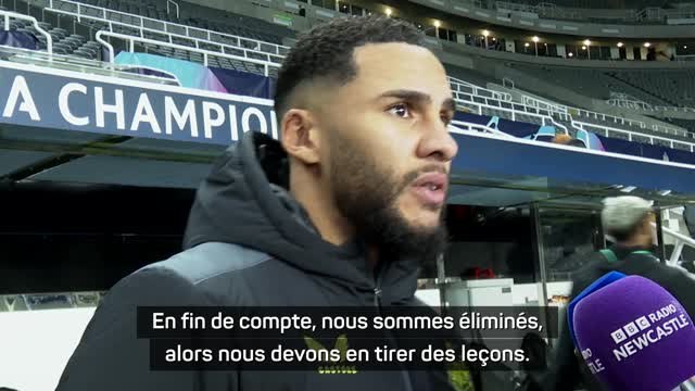Newcastle - Lascelles : Nous apprenons sur le tas, nous devons en tirer des leçons