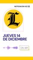 Resumen de noticias jueves 14 de diciembre