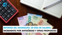 Reforma del aguinaldo: 30 días de salario, incremento por antigüedad y otras propuestas