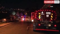 Beykoz'da bir evin bacasında çıkan yangın çatıya sıçradı