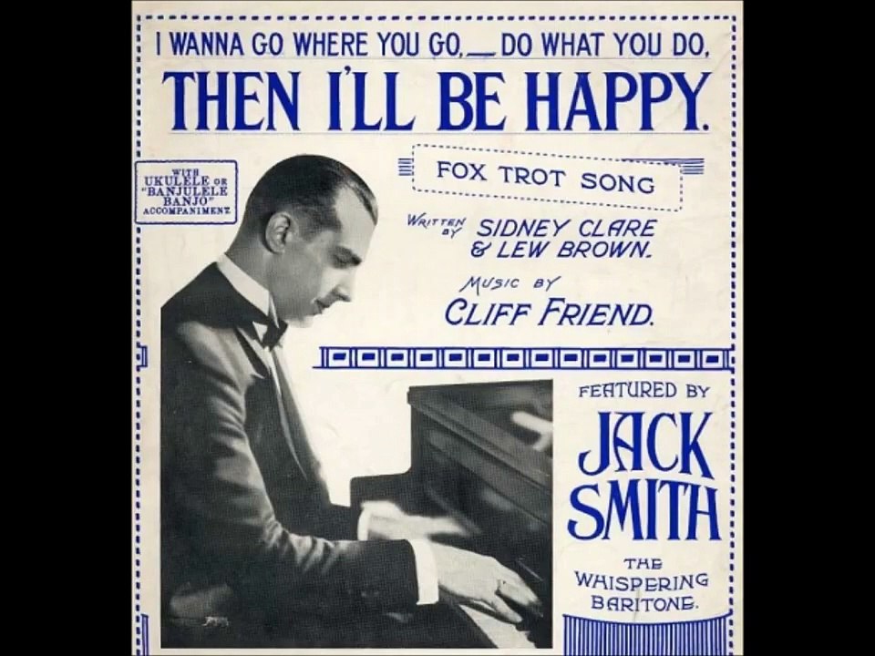 Jack Smith - My Sunday Girl (1927)