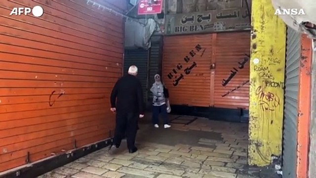 Sciopero generale in solidarieta' con Gaza, negozi chiusi a Gerusalemme
