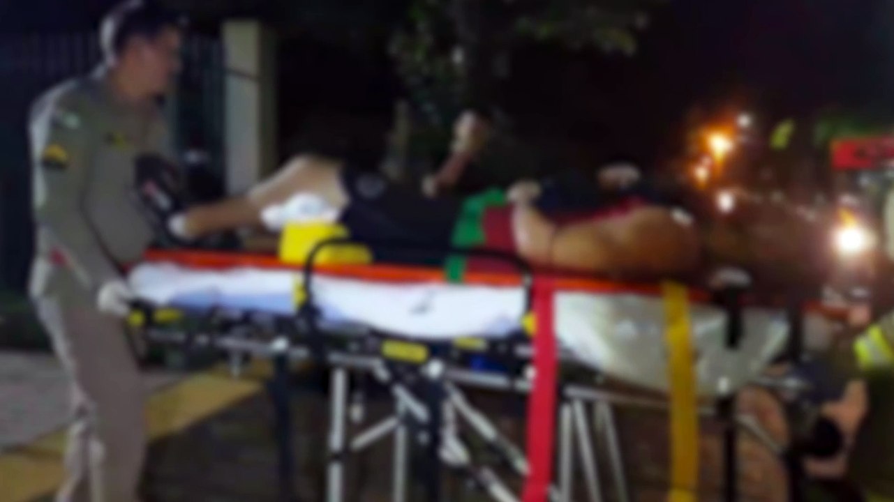 Homem sofre luxação em perna durante jogo de vôlei no Tropical