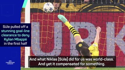 Terzic in awe of Sule last-ditch goal-line clearance