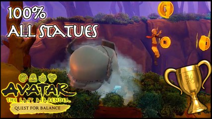 Avatar: The Last Airbender - Quest for Balance 100% All Sculptures (PS4, PS5)