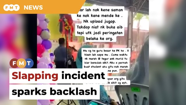 Video of teacher slapping student draws criticism