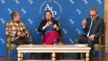 Conférence de presse de l’AJP : Mme Cyrielle Chatelain, députée de l'Isère, Présidente du groupe Ecologiste de l'Assemblée nationale - Mercredi 13 décembre 2023