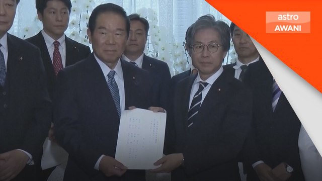 Pembangkang Jepun kemuka usul tidak percaya terhadap kerajaan Kishida