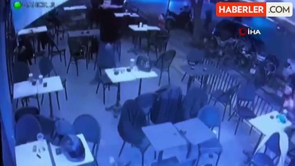 Adana'da Starbucks'a yapılan silahlı saldırının güvenlik kamera görüntüleri ortaya çıktı