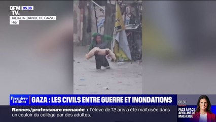 Gaza: les inondations aggravent la situation des déplacés palestiniens