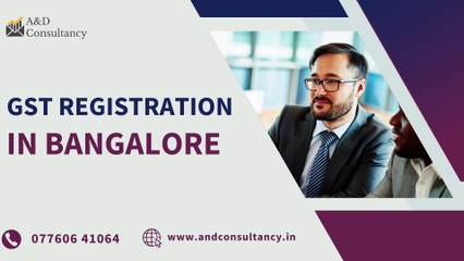 GST Registration in Bangalore