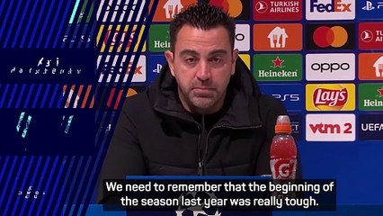 Xavi asks his Barcelona players to 'not focus' on outside noise