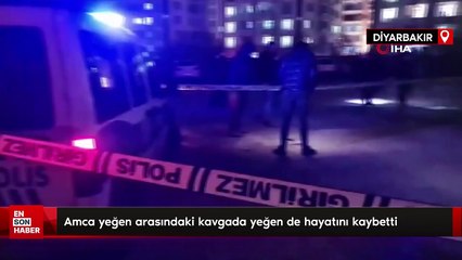 Diyarbakır’da amca yeğen arasındaki kavgada yeğen de hayatını kaybetti