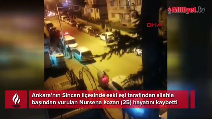 Sokakta karşılaştı, eski eşini başından vurdu! 25 yaşındaki Nursena'dan kahreden haber