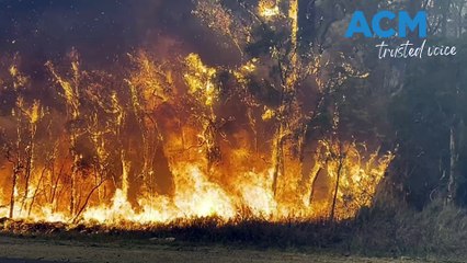 Residents flee, desperately try to protect homes as Abermain blaze takes hold