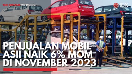 Penjualan Mobil ASII Naik 6% MoM di November 2023