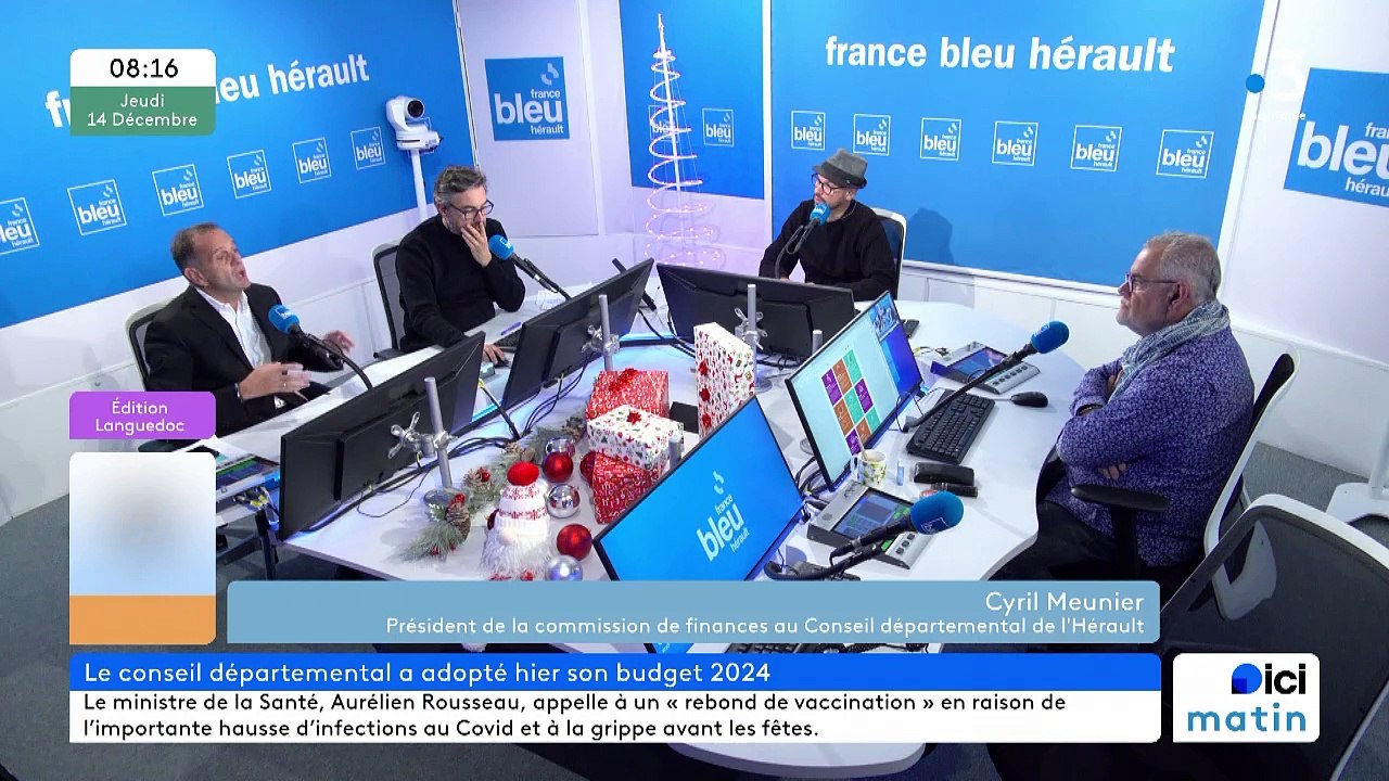 Cyril Meunier, maire de Lattes, et vice président chargé des finances au conseil départemental de l'Hérault