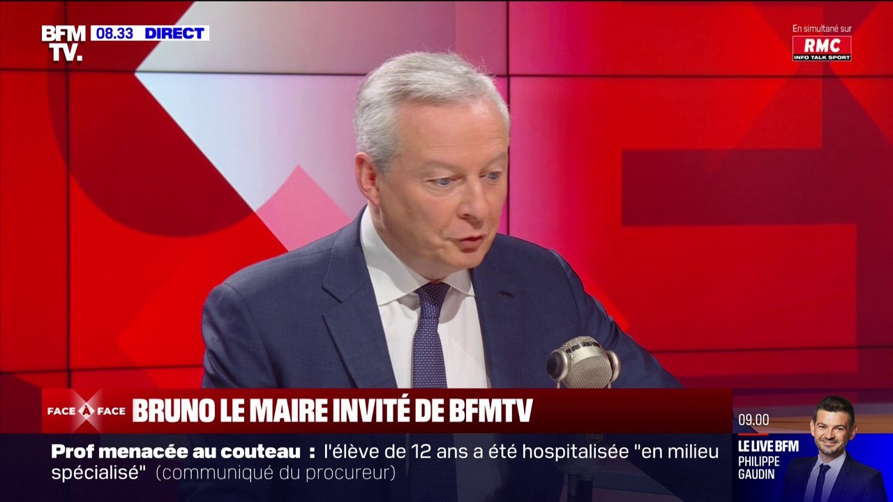 CAC 40 au plus haut: "Il y a des entreprises qui réussissent, tant mieux", affirme Bruno Le Maire